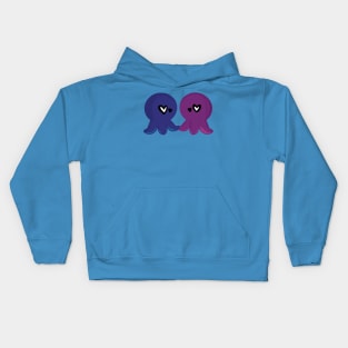 Octopus Valentines Kids Hoodie